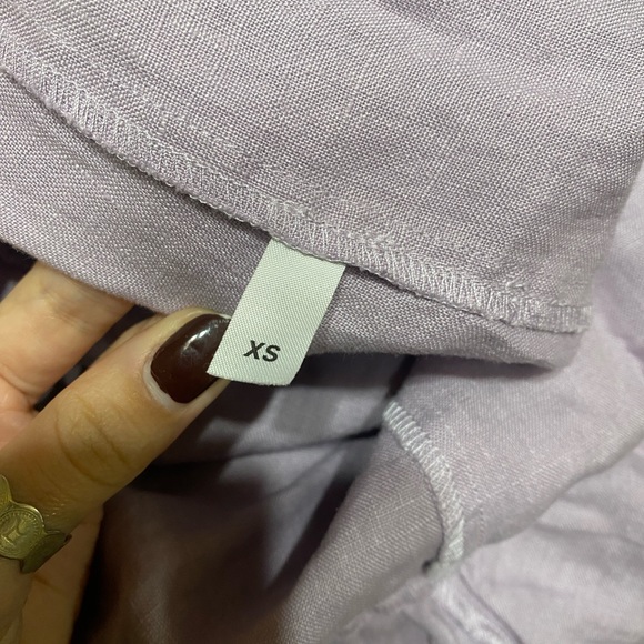 Reformation Fig Lilac Wrap Dress - Picture 7 of 7